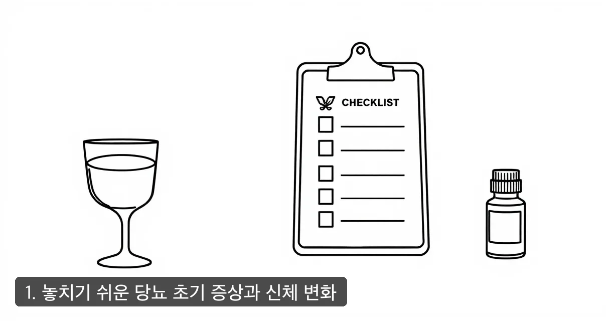 1. 놓치기 쉬운 당뇨 초기 증상과 신체 변화