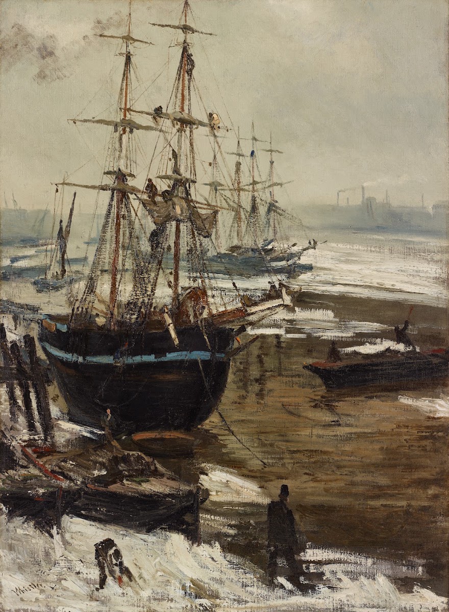 The Thames in Ice 1860