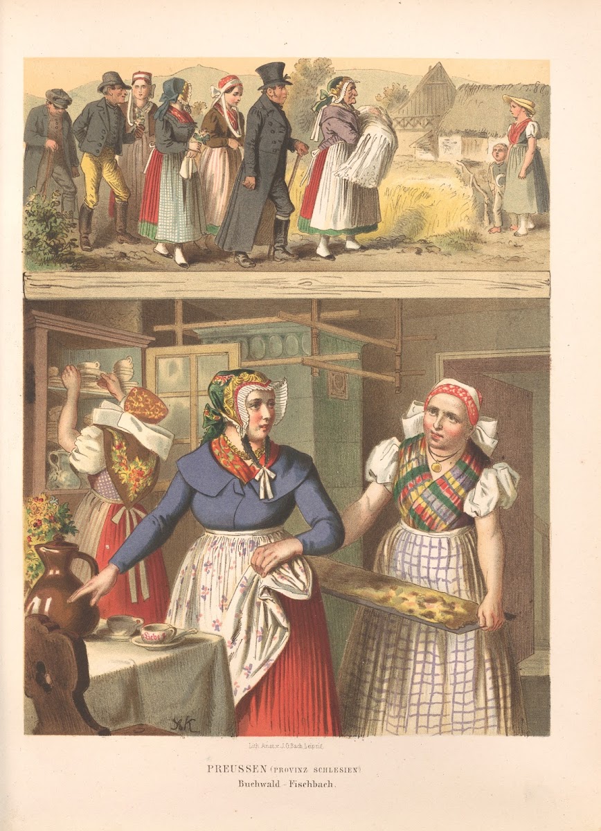 Deutsche Volkstrachten Pl14 1870