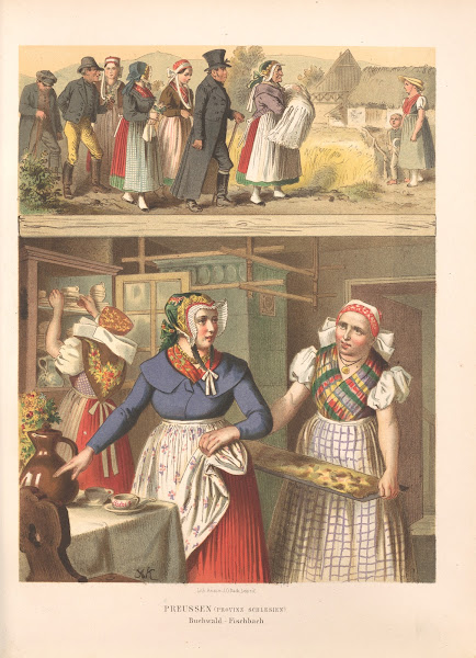 Deutsche Volkstrachten Pl14 1870