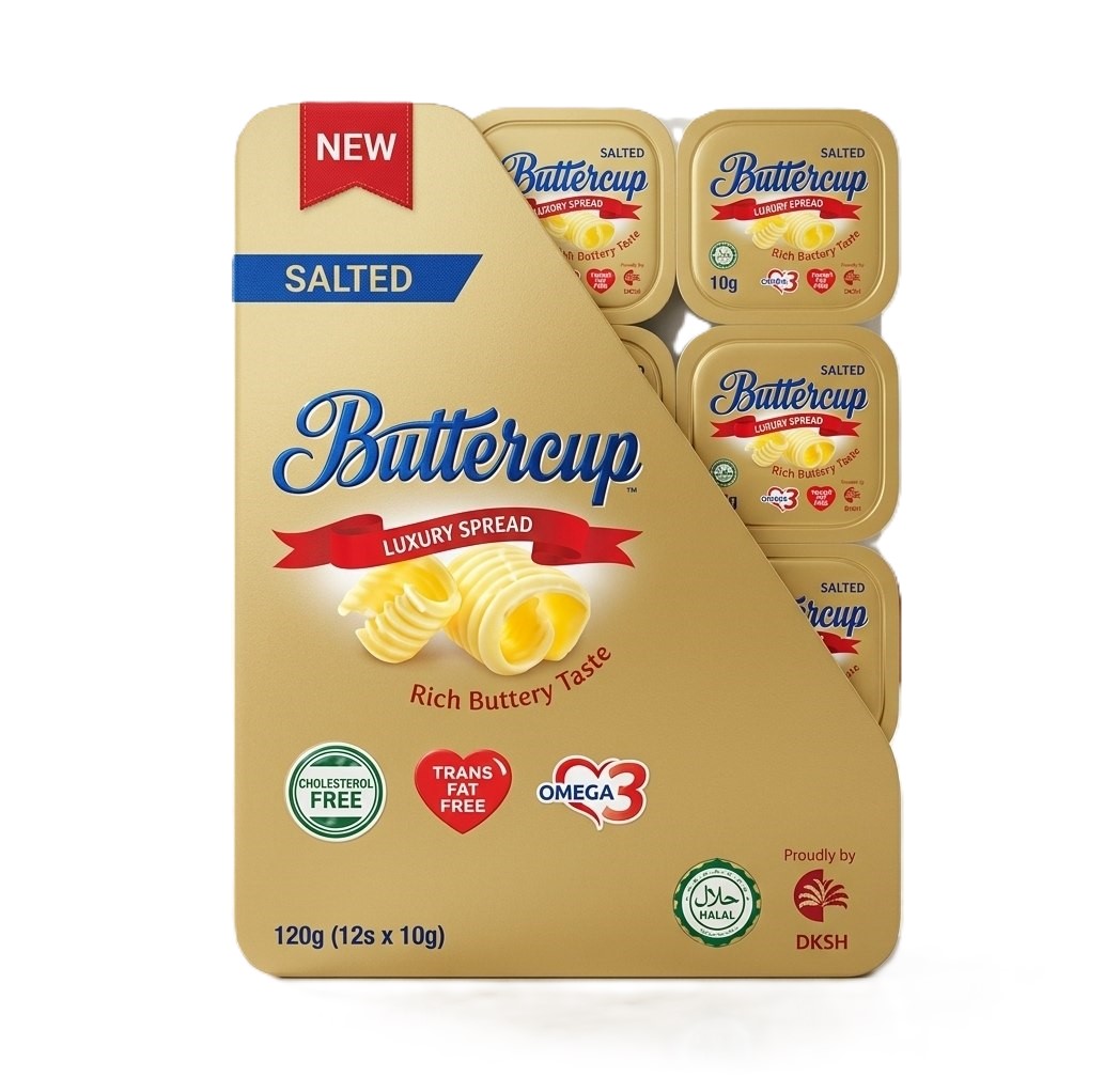 Buttercup Luxury Spread Portion Salted 12'S X 10G