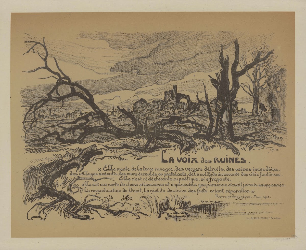 La voix des ruines 1918
