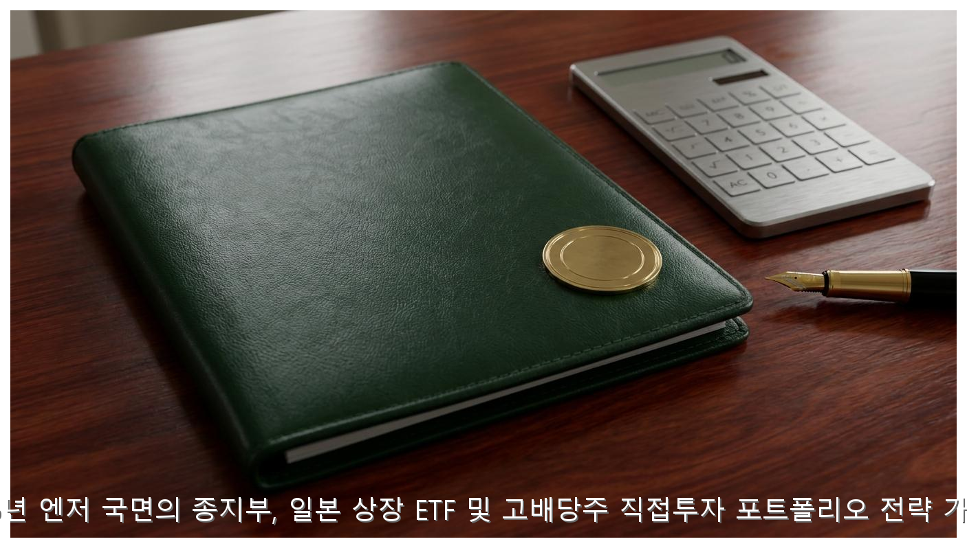 2026년 엔저 국면의 종지부, 일본 상장 ETF 및 고배당주 직접투자 포트폴리오 전략 가이드 핵심 안내 및 분석 인포그래픽 (6)