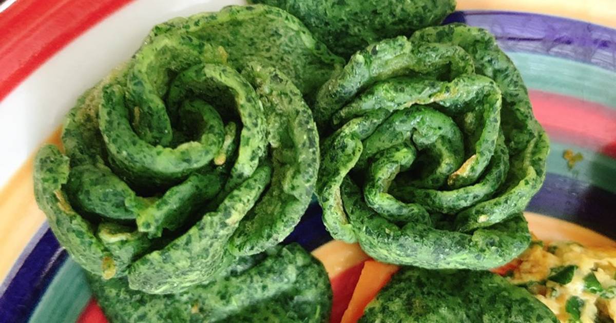 Pancake cải kale - Ăn dặm cùng con