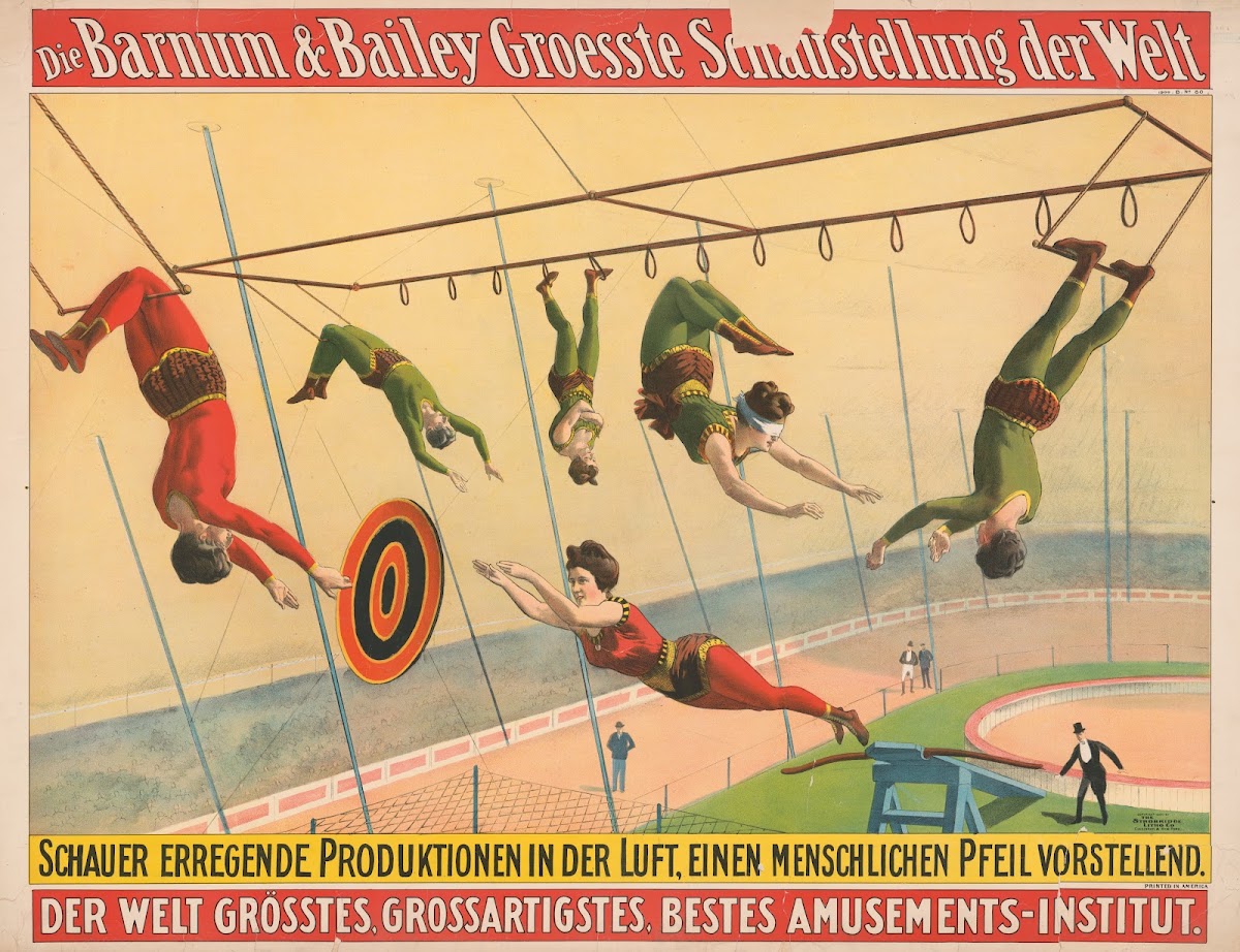 Die Barnum  Bailey groesste schaustellung der welt Der welt Schauer erregende pr