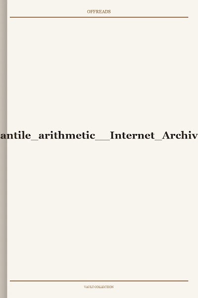 Mercantile arithmetic Internet Archive