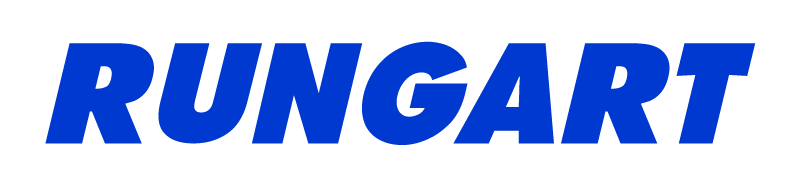 รุ่งอาร์ท Wordmark on Blue