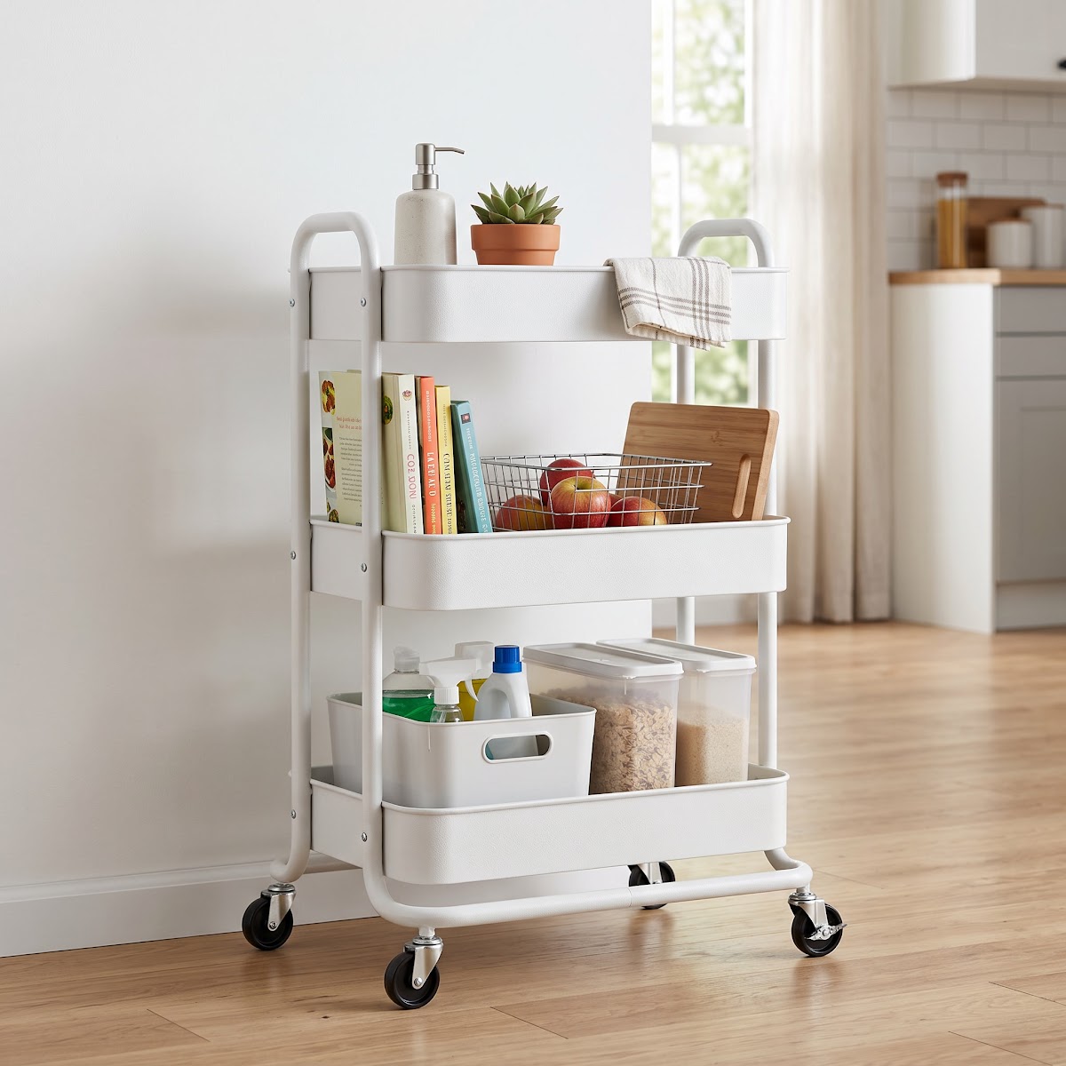 Best Rolling Utility Carts for Small Apartments (2026) - BEST BUDGET — PRODUCT SHOT
