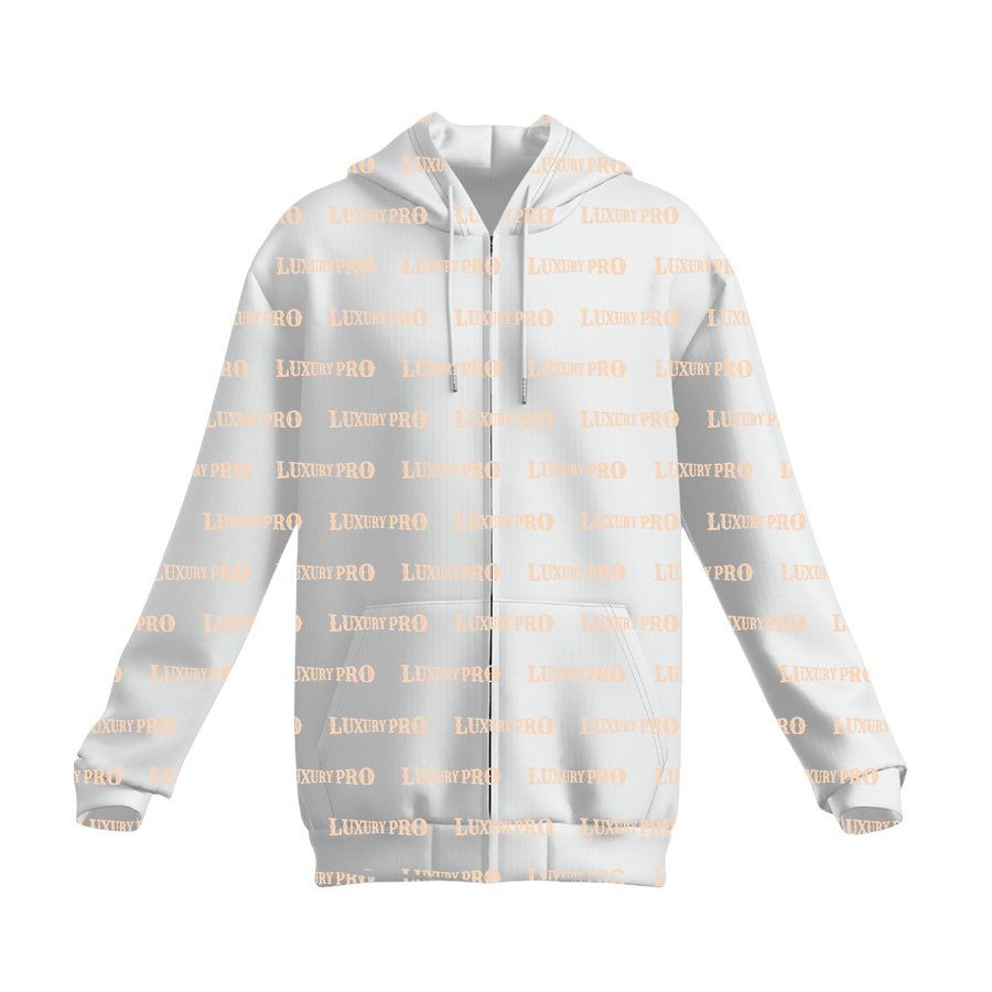 AOP Adult Zip Up Hoodie 300g Air Layer