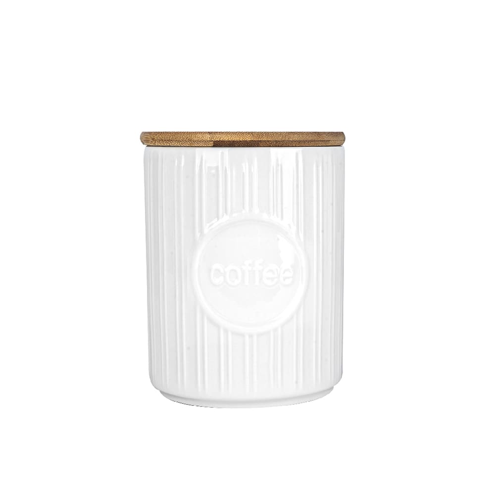 Contenedor de cerámica de gres para café Link Life™ color blanco