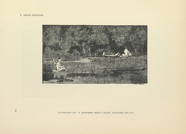 Illustration for A midsummer nights dream 1914