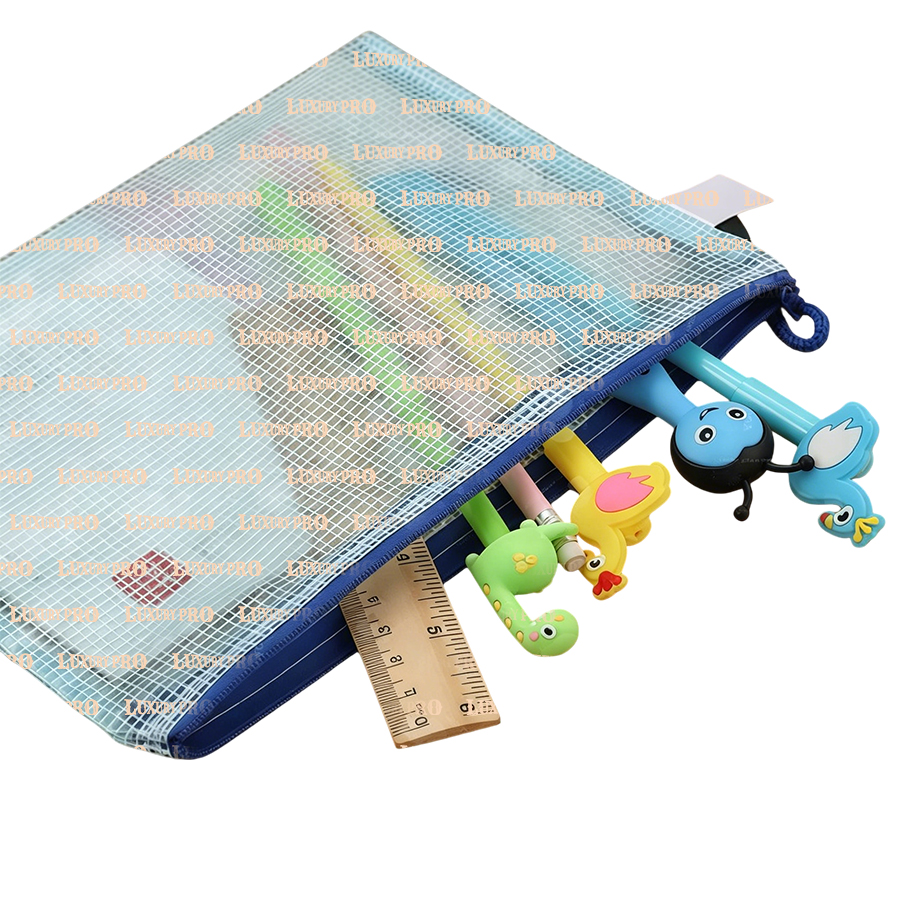 Mesh Zipper Document Bag