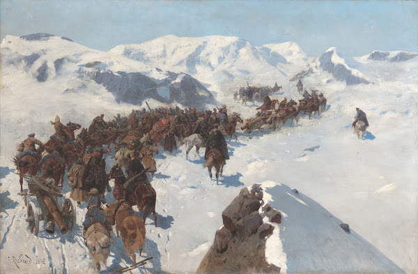 Crossing by Argutinsky through the snowy mountains of the Caucasus in 1853 1892