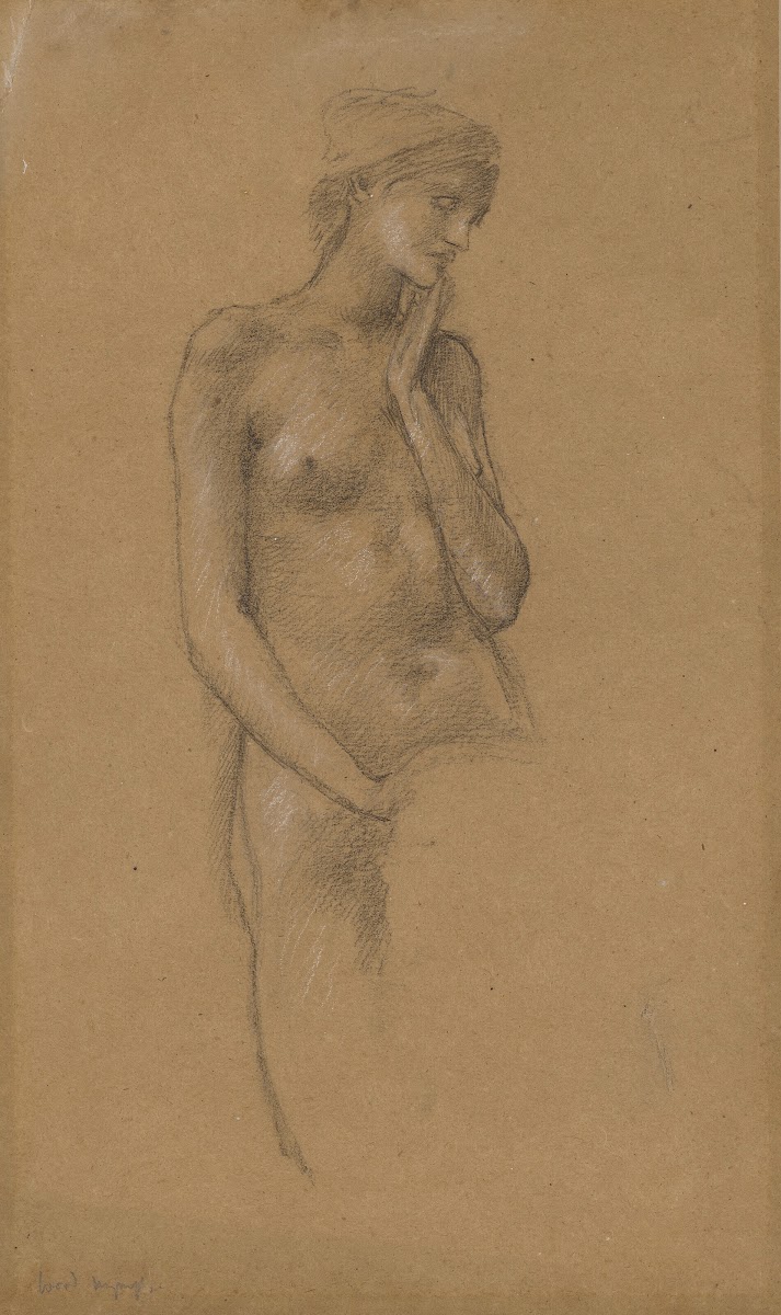 Study of female nude for the Hill Fairies in Arthur in Avalon