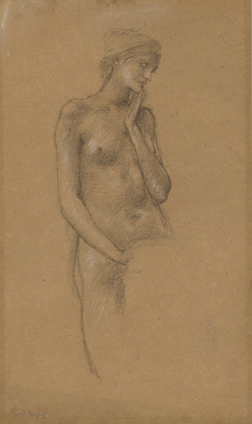 Study of female nude for the Hill Fairies in Arthur in Avalon