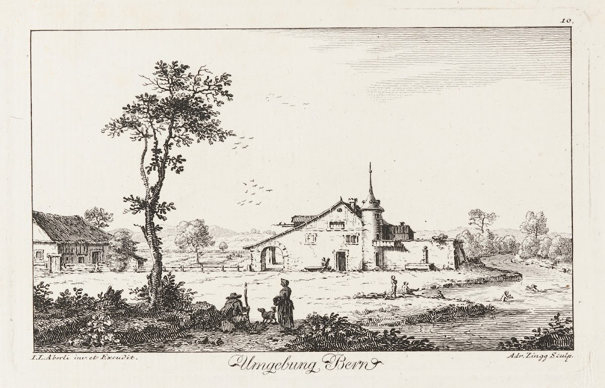 Umgebung Bern Landschaft mit Bauernhaus