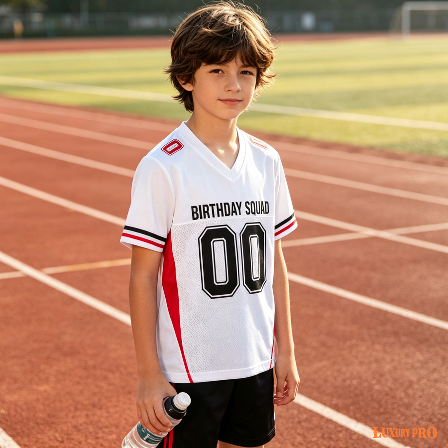 Kids Mesh Splice Football Jersey