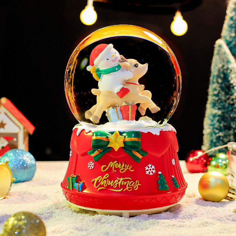 Musical and Light-Up Christmas Snow Globe