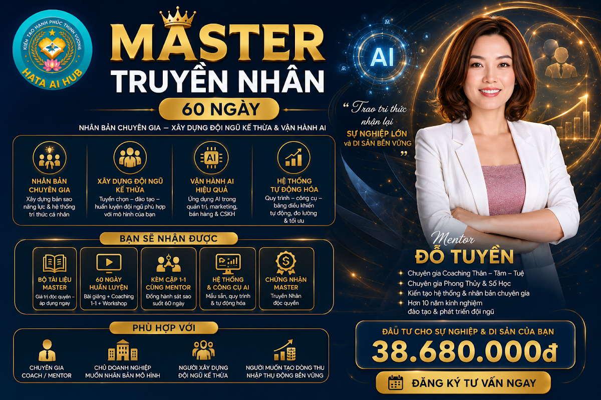 Master Truyền Nhân (60 ngày)