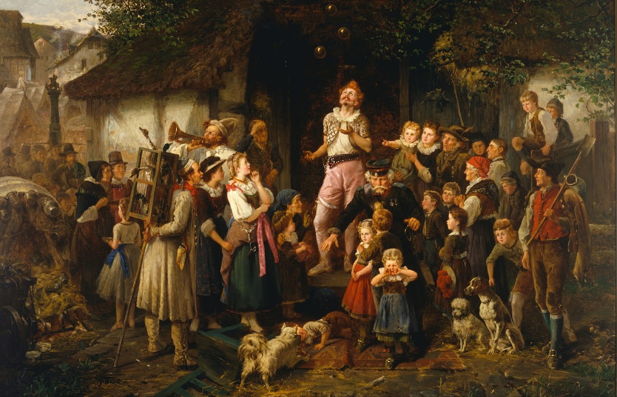 The juggler  a village fair 1873