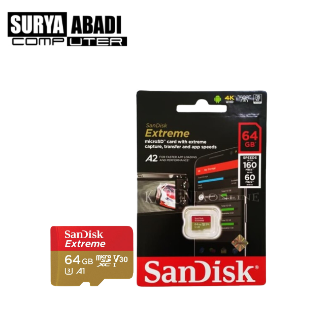 MICRO SD SANDISK 64 GB EXTREME