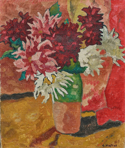 Bouquet de dalhias 1940