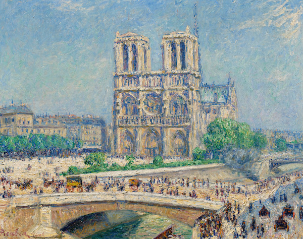 Notre Dame effet de soleil 1906
