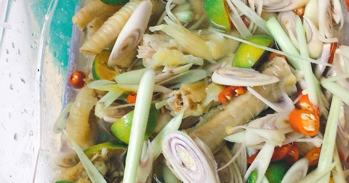 Chân gà ngâm sả tắc