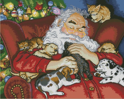 DIM08836 Sleeping Santa Claus