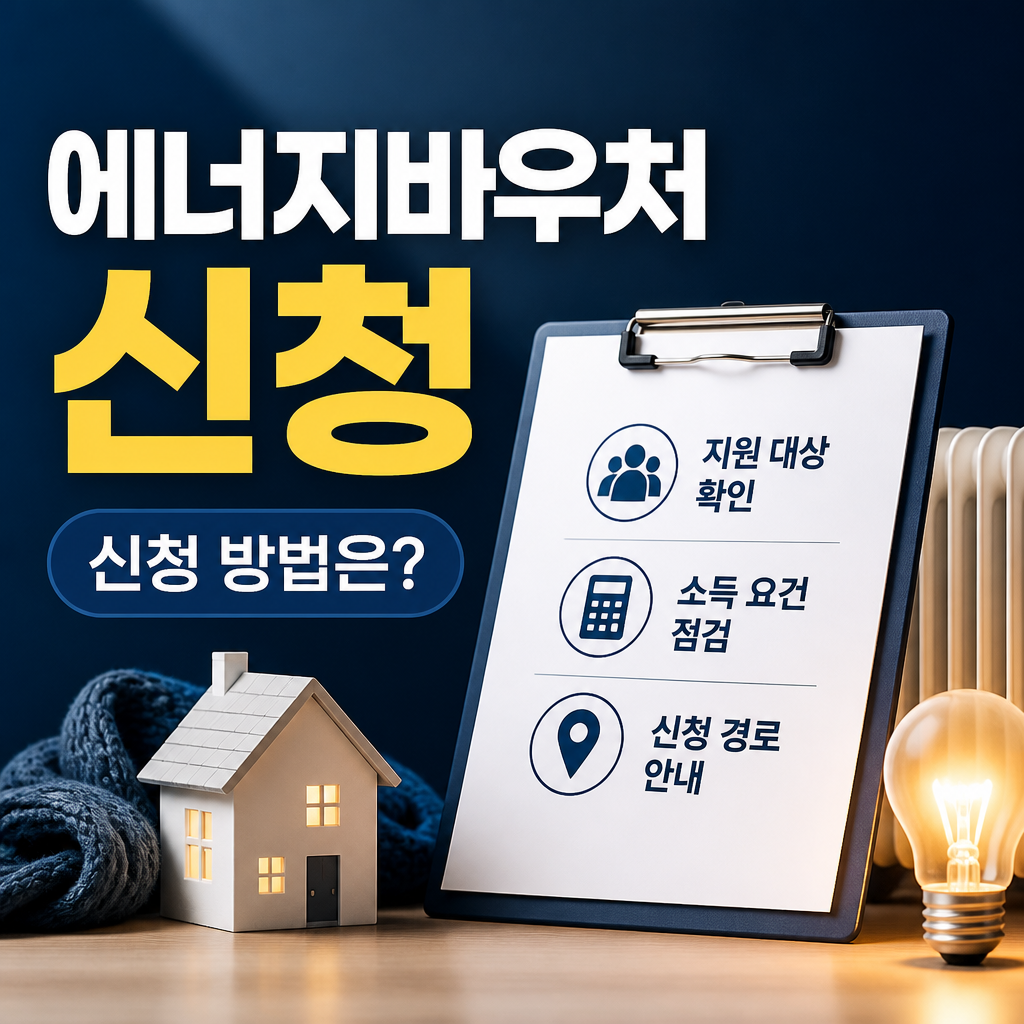 에너지바우처 신청 자격 및 절차 완벽 가이드