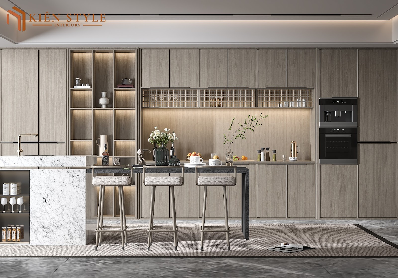 Mẫu phòng bếp mới nhất 2024