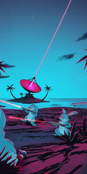 Digital Art, Artwork, Illustration, Trees, Palm Trees 4K Wallpaper Background