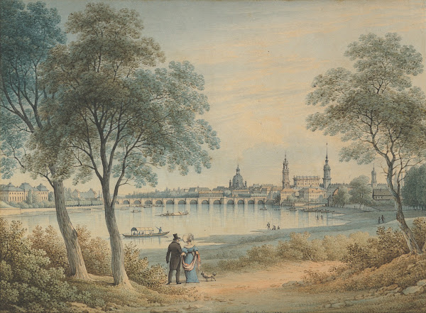 View Of Dresden From The West 1833