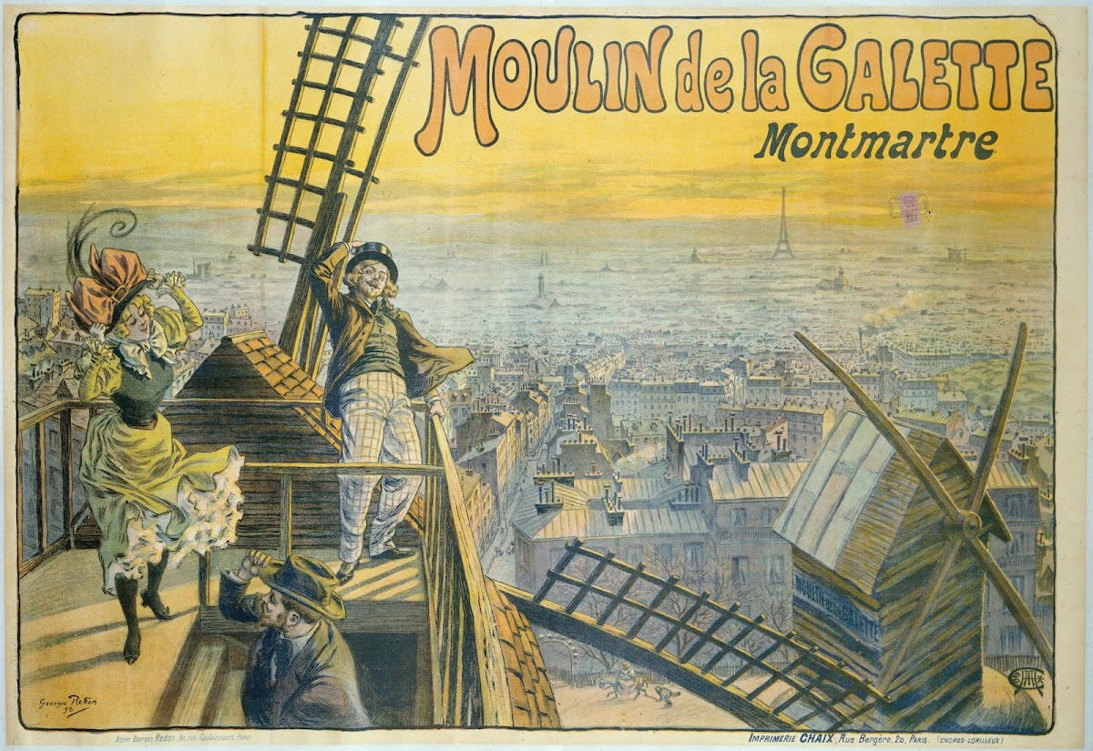 Moulin De La Galette Montmartre 1898