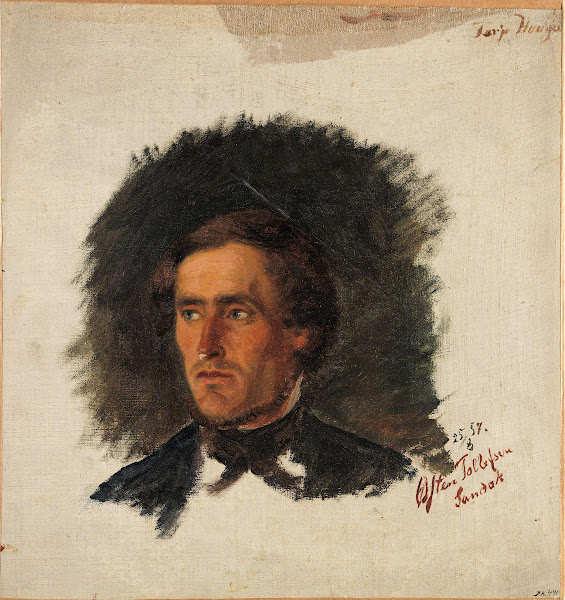 Portrait of the Farmer Østen Tollefsen from Sandaak 1857