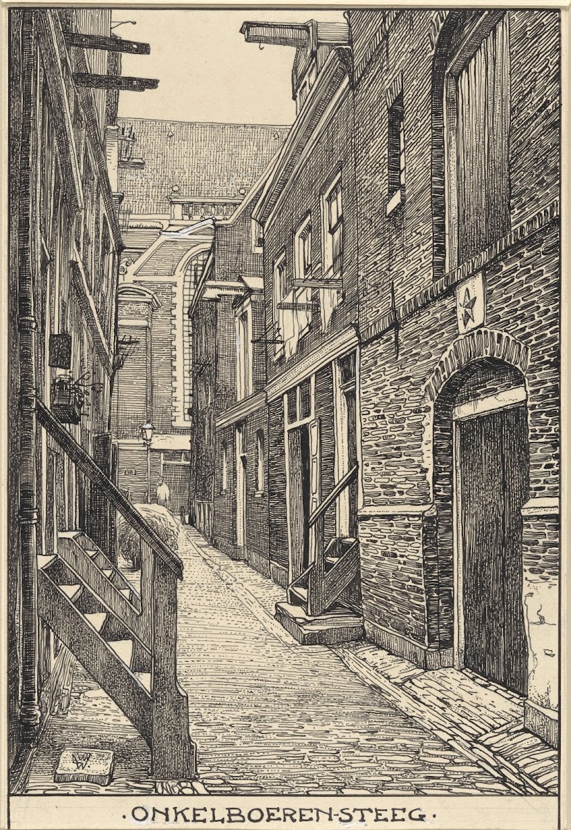 De Onkel Boeren Steeg te Amsterdam 20th century