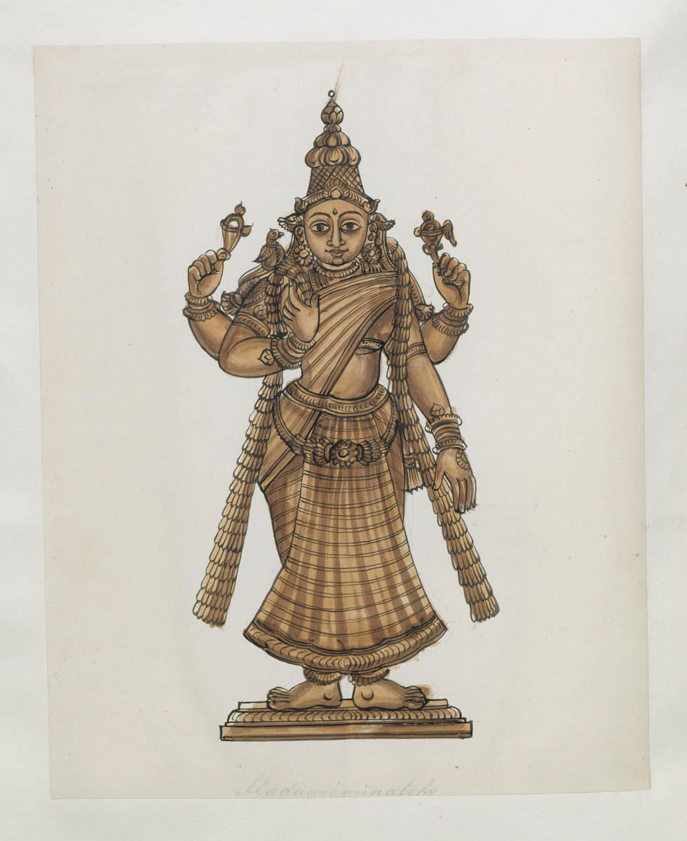 Paintings from the Chidambaram Shrine Pl016 1820 1830