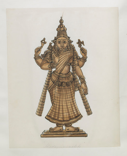 Paintings from the Chidambaram Shrine Pl016 1820 1830