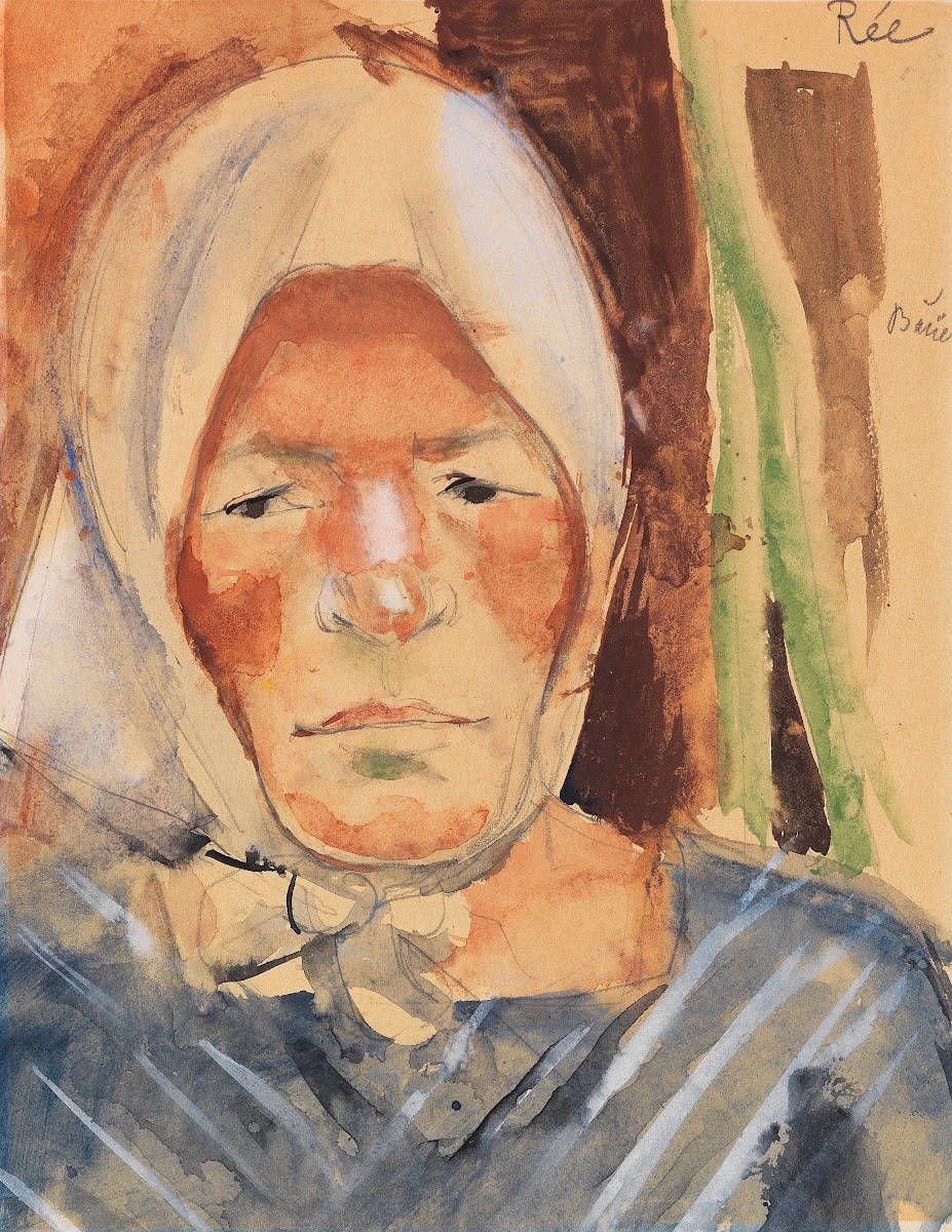 Porträt einer Bäuerin 1921