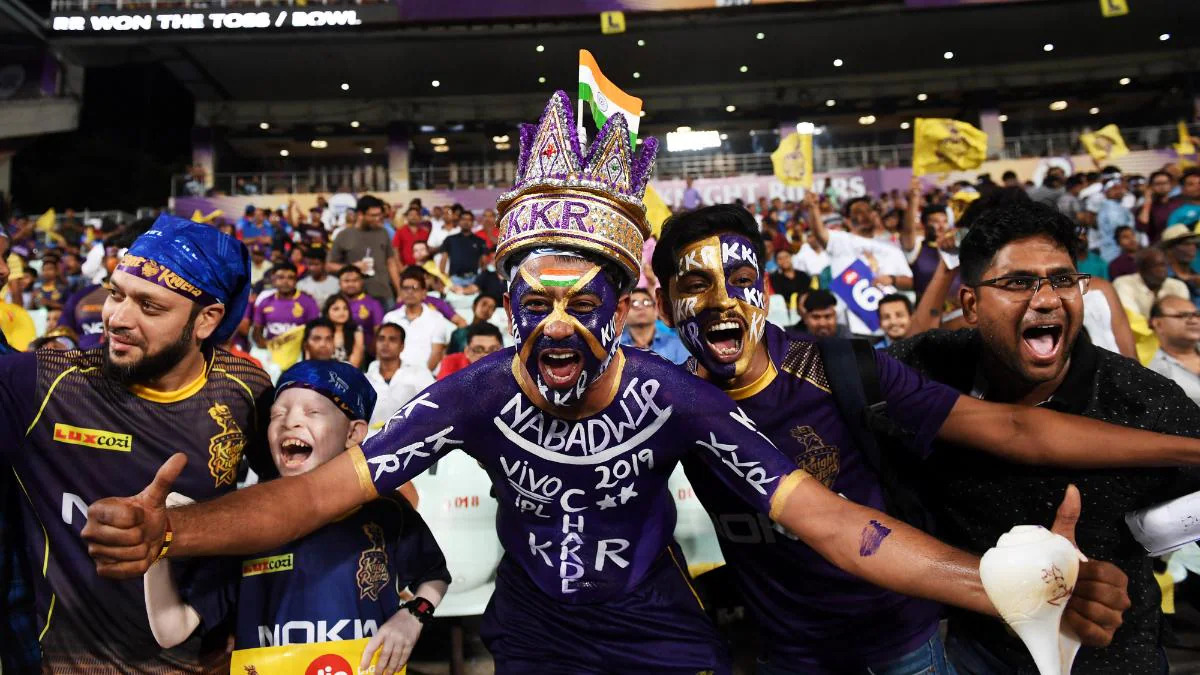 ipl fans cheers for their team