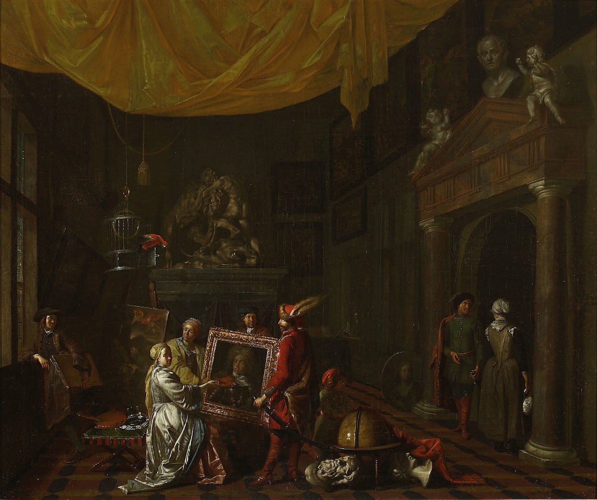 Visit to the painters studio after 1689