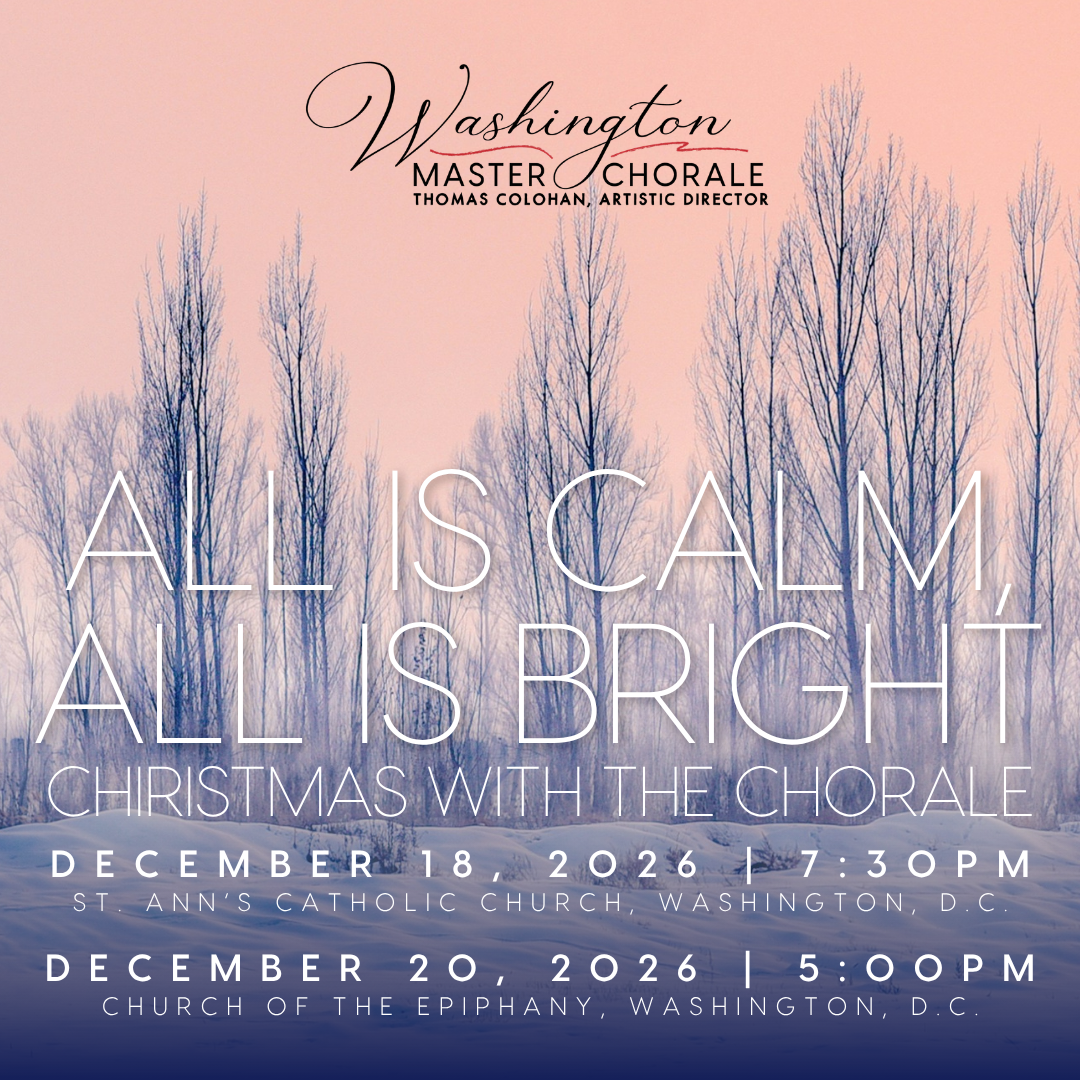 All Is Calm, All Is Bright concert artwork