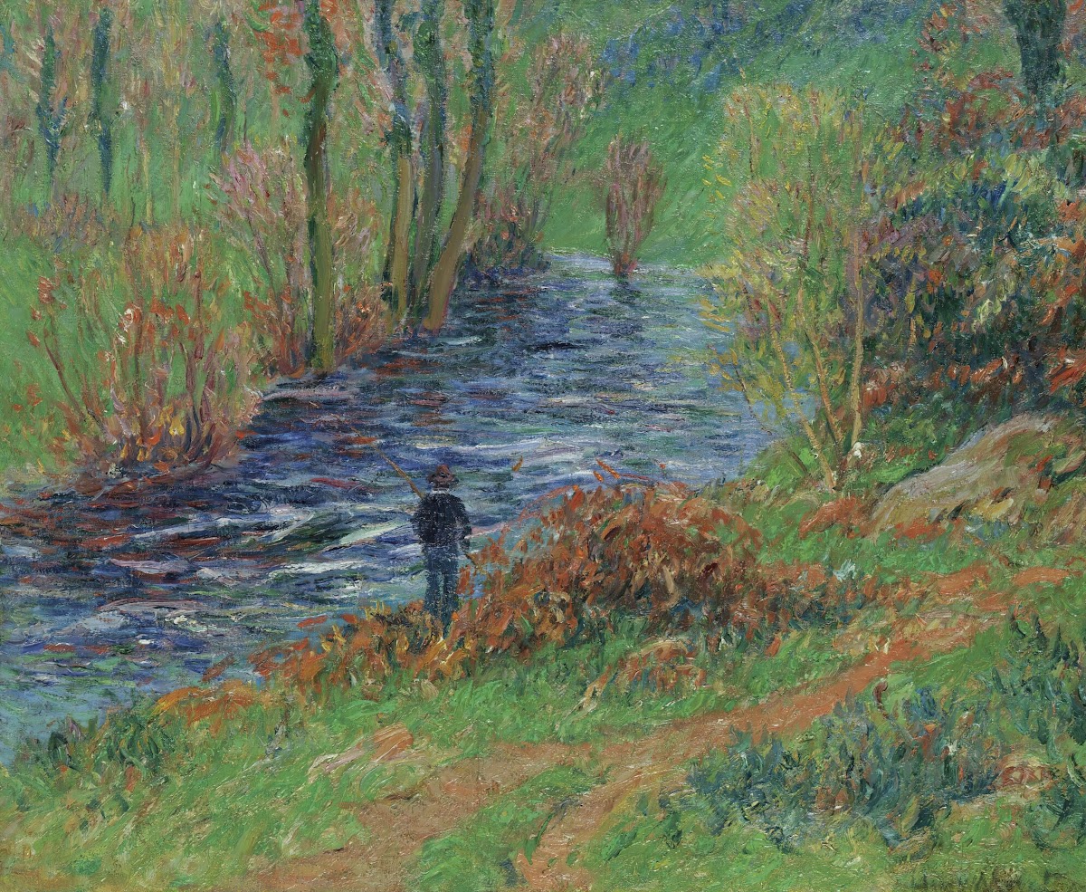 Pêcheur Au Bord De La Rivière circa 1904 05