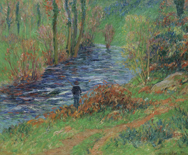 Pêcheur Au Bord De La Rivière circa 1904 05