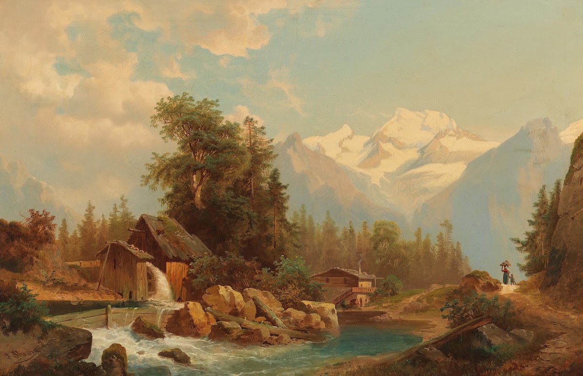 Mühle am Gebirgsbach