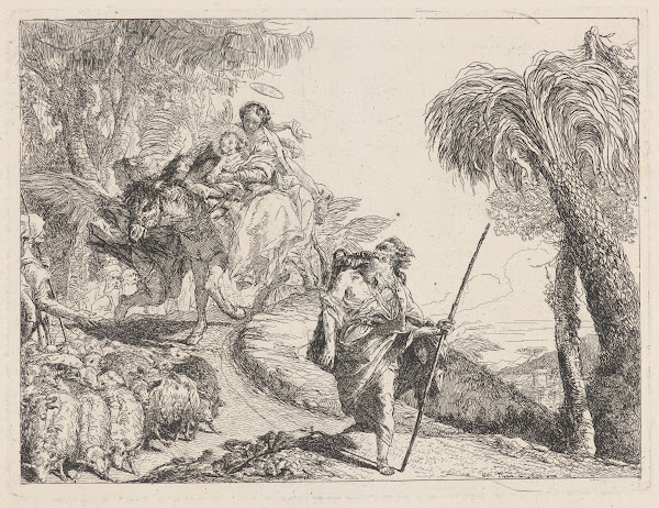The Flight with Joseph in the Foreground 1752