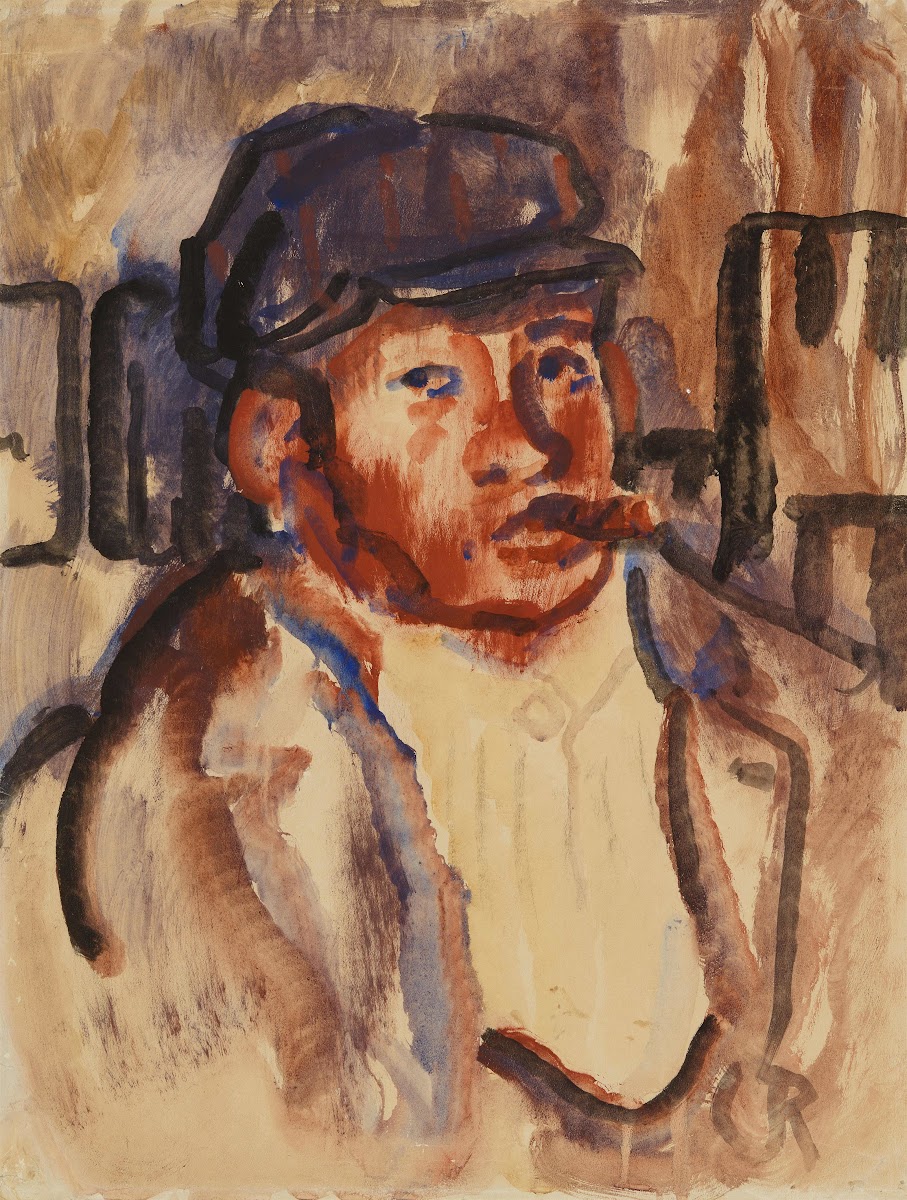 Mann mit Zigarre 1922