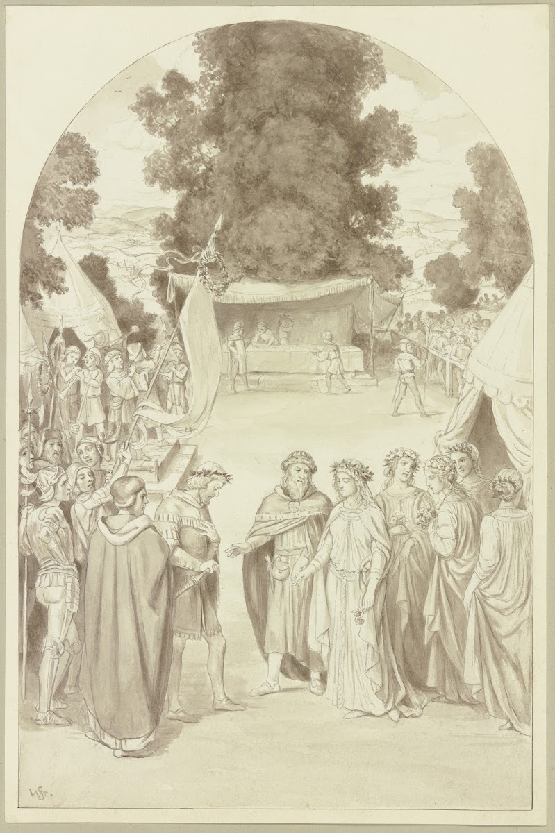 Irmelas betrothal ca 1884