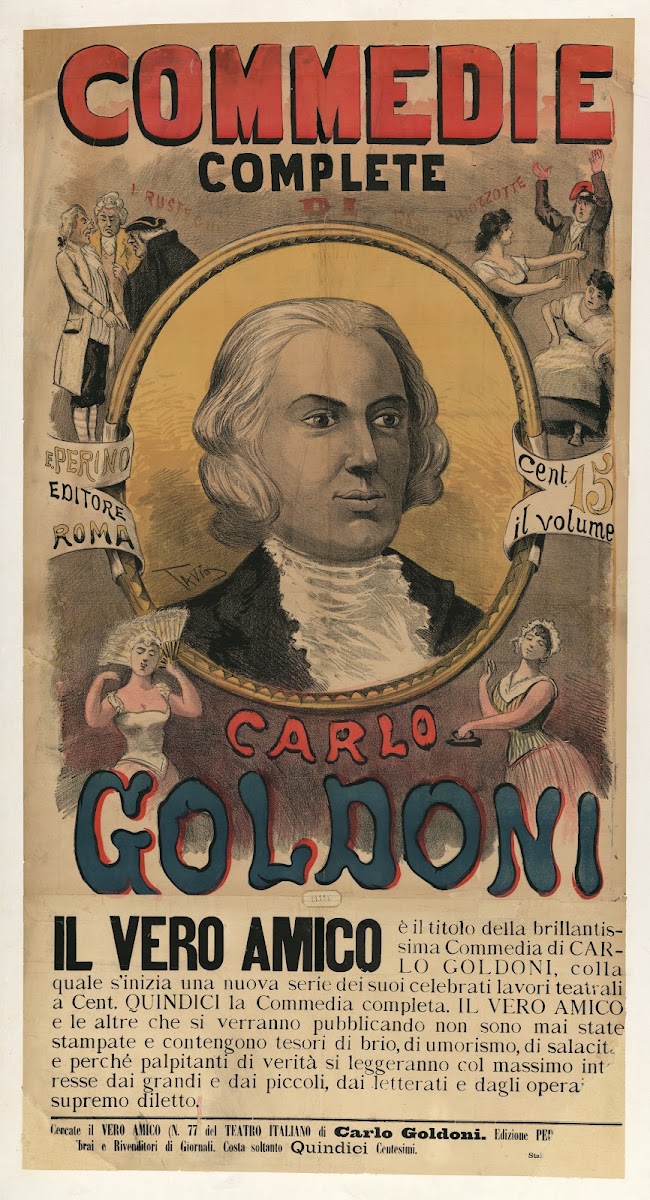 Comedie complete di Carlo Goldoni Il vero amico 1890