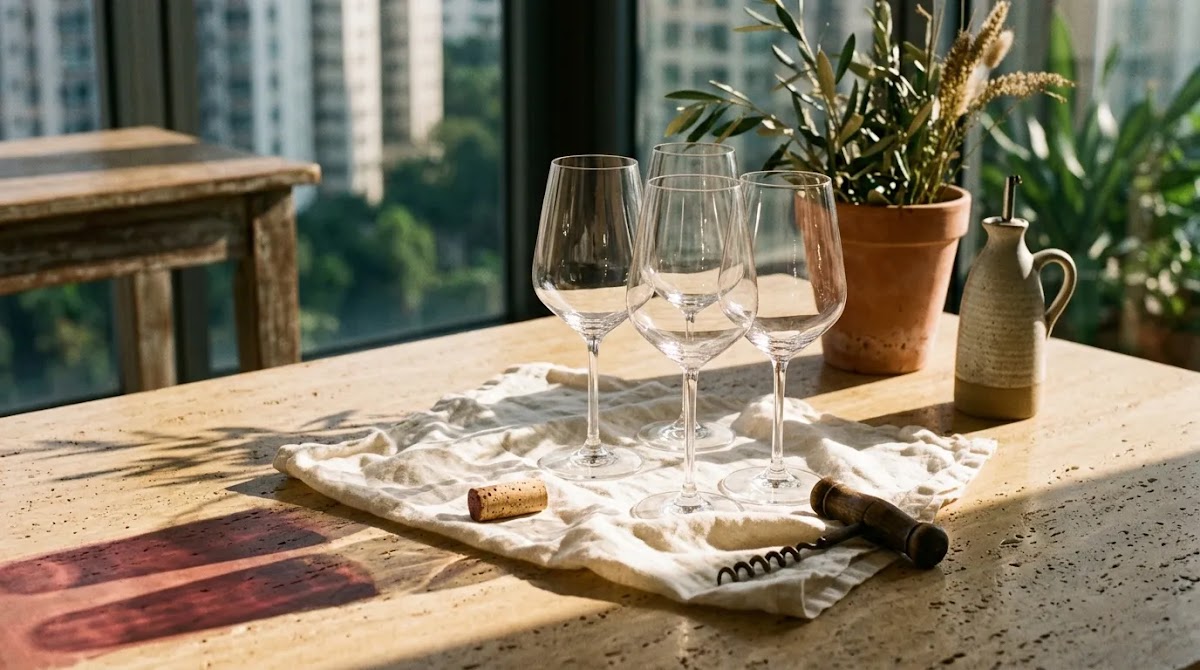 Elegant Italian-inspired table setting for best Italian red wine Hong Kong value picks